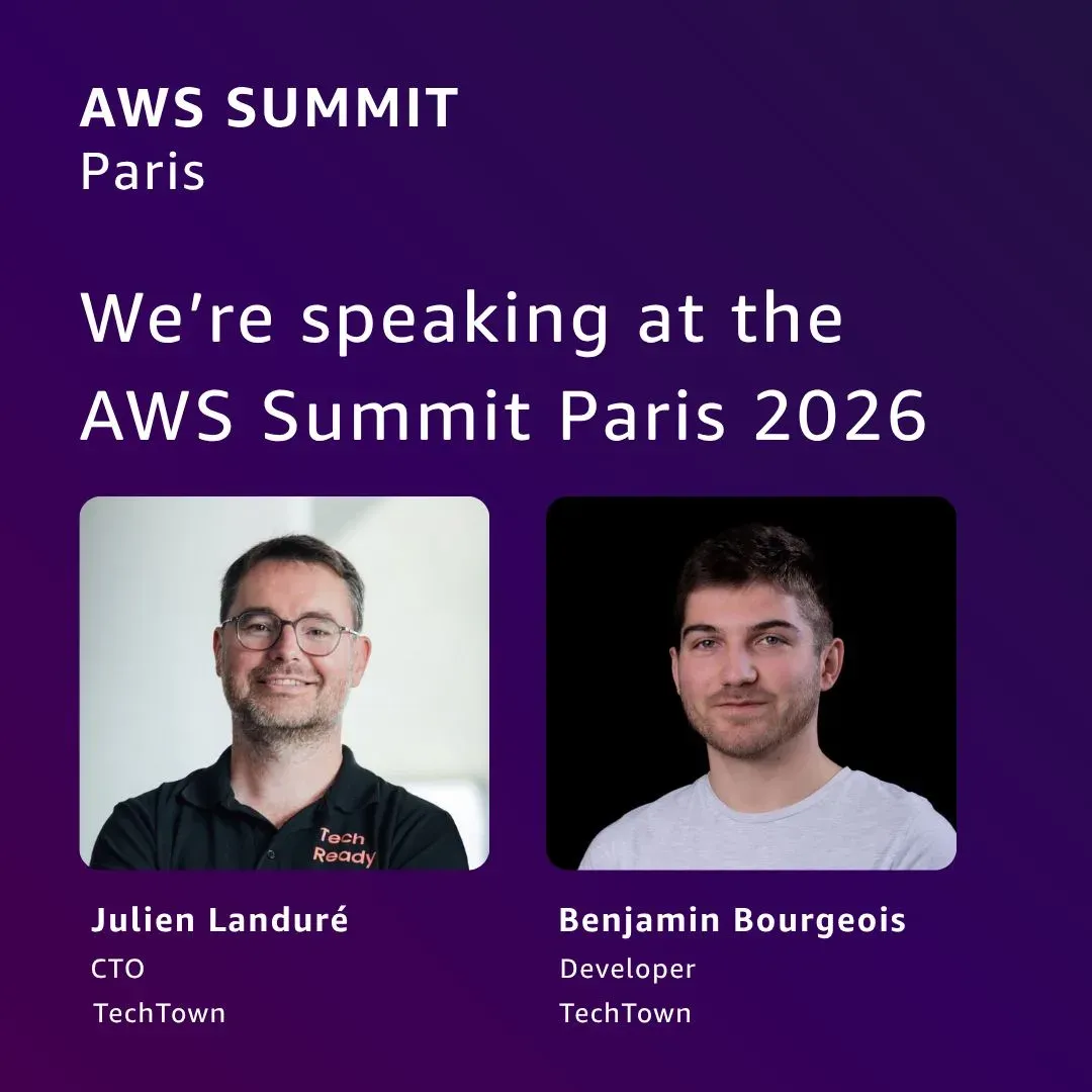 Julien Landuré and Benjamin Bourgeois, speakers at AWS Summit Paris 2026